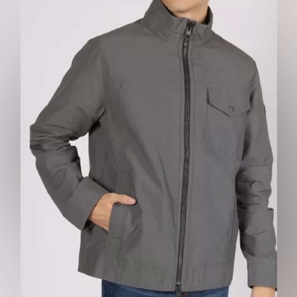 Timberland Wax coated utility jacket in grey size M